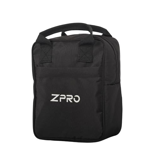 Image of ZPRO Insulated Lunch Bag | Leakproof Thermal Tiffin Bag for Office, School & Travel | Keeps Food Hot & Cold | for Men, Women & Kids | Black