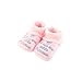 Chaussons pour bébé 0 à 3 Mois rose - Je suis une petite princesse