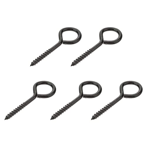Cabilock 5pcs Heavy Duty M10*125 Self-Tapping Eye Screws Stainless Steel for Wood Versatile Indoor Outdoor Fixing
