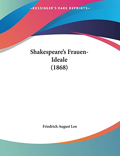 Shakespeare's Frauen-Ideale (1868) (German Edition)