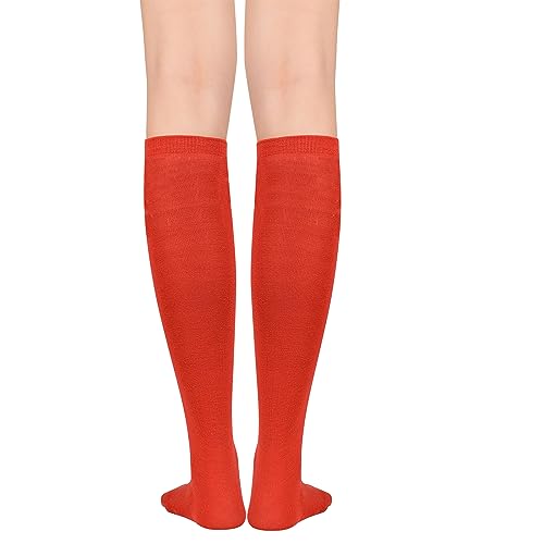 Image of Women's Knee High Socks Long Athletic Thin Thigh High Stocking Outdoor Sport Casual Tube Socks Knee Socks
