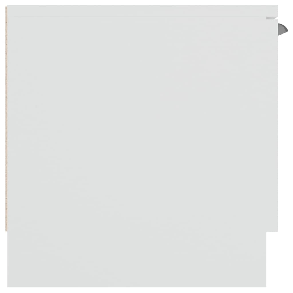 vidaXL Mobile Porta TV Bianco 102x35x36,5 cm in Legno Multistrato