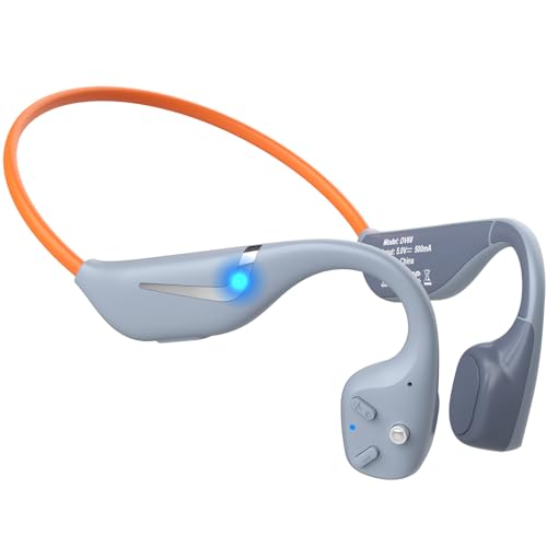 MONODEAL Auriculares Conduccion Osea, Auriculares de Conducción ósea Open Ear Bluetooth 5.3, Inalámbricos Auriculares Deportivos IP67 Impermeables para Corredores Ciclismo Fitness