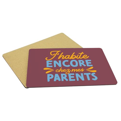 Sets de table rouge humour blague enfant, l'idée cadeau originale et drôle - 5