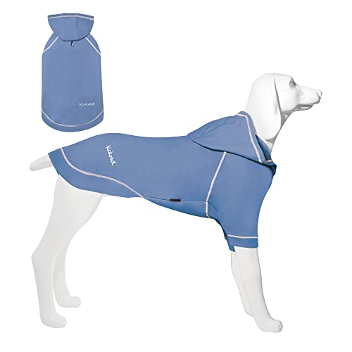 Kickred Basic Dog Hoodie Sweatshirts, Pet Clothes Hoodies Sweater With Hat And Leash Hole, Soft Cotton Outfit Coat For Small Medium Large Dogs #TOP5