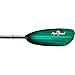 AQUA BOUND Tango Fiberglass Bent Shaft 2-Piece Kayak Paddle-GreenTide-230cm