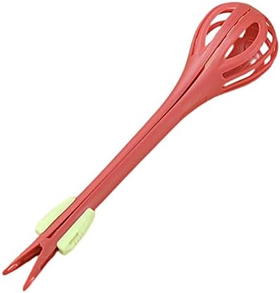 2 in 1 Food Clip & Egg Whisk，2023 New Multifunctional Egg Beater,Plastic Whisk Multifunctional Kitchen Tool, Handheld Egg Mixer Plastic Egg Beater Blender multifunctional egg beater tongs (Red)