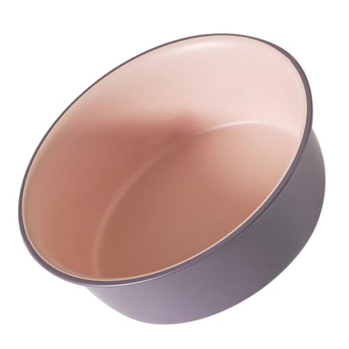 SOLUSTRE コントラストカラーウォッシュ盆地 小さい 台所 ラウンド 洗う バスルーム など 水抜き シンクの洗面台 顔 洗面器 独身 流域 足湯 プラスチック