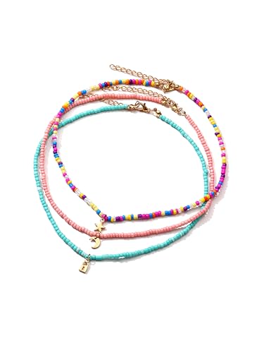 Image of Yellow Chimes Necklace for Women and Girls Beaded Necklace for Women | Multicolor Beaded Charm Choker Necklace for Girls | Birthday Gift for girls and women Anniversary Gift for Wife
