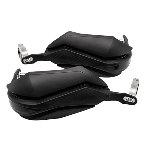 Protège-mains noirs universels pour moto et quad guidon 22mm et 28mm