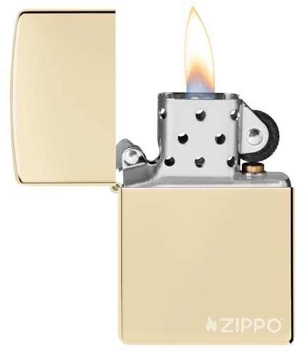 Image of Zippo Classic Champagne Logo Pocket Lighter
