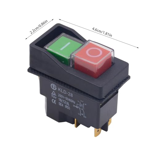 Botón magnético impermeable de 4 pines con corte de seguridad electromagnético y carcasa de PVC 2
