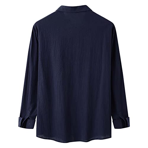 メンズ シャツ オシャレ 男性カジュアル秋無地シャツターン