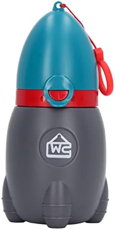 Fabater Portable Pee Training Cup for Boys, Kids Urinal with Good Sealing 3 Fold Design, Small Potty Training Urinal for Car Travel Home, Cute Shape Easy to Clean NonLeakage Emergency (Dark Blue) - 5