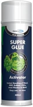 Bond It 400ml superglue ACTIVATOR Accelerator Adhesive Glue Instant Super