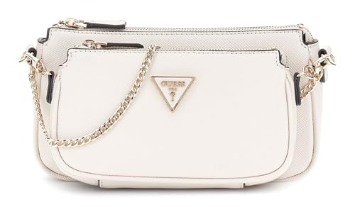 Con questo GUESS Double Pouch Crossbody Bag estetico, puoi dimostrare un senso dello stile e l'amore per la moda. Questo accessorio affascinante e soprattutto convertibile ti farà brillare. Con questo borsa a tracolla hai due fedeli compagni al tuo fianco! Dimensioni: 24 x 14 x 5 cm