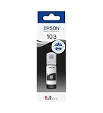 Epson EcoTank 103 Flacone d’Inchiostro Originale | Nero | Alto Rendimento – Fino a 4.500 Pagine | Compatibile Con Modelli L3110 / L3111 / L3150 / L3151 / L3270 / L3280 / L3560 / L5190 / L5310 / L5590