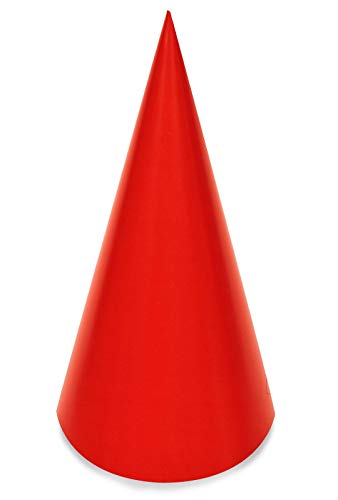 Birthday Express - Red Cone Party Hats, Multi-colored, One Size