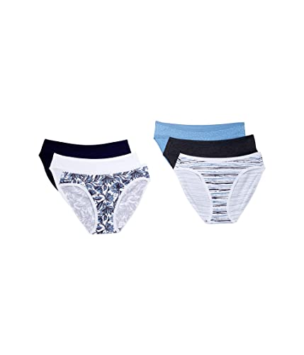 Pact Classic Fit Bikini 6-Pack Batik Blues Lg #TOP17