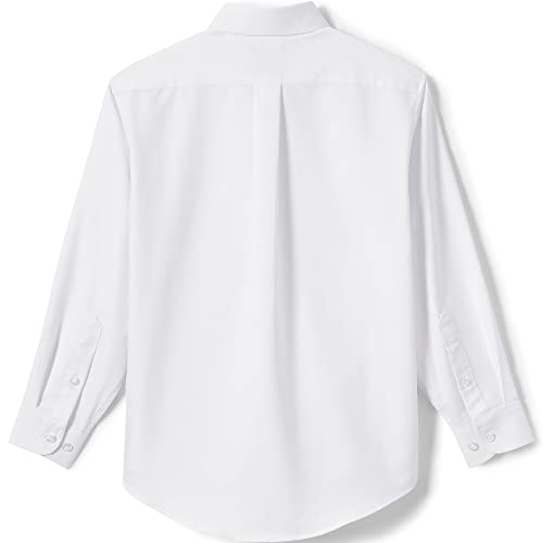 Image of Lands' End School Uniform Boys Long Sleeve Oxford Dress Shirt