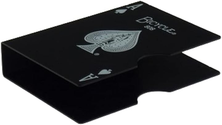 Bicycle Stainless Steel Card Clip Defender for Rare and Expensive Limited Edition Playing Cards Protection Guard Holder (Deck not Included) (Black) - Image 4