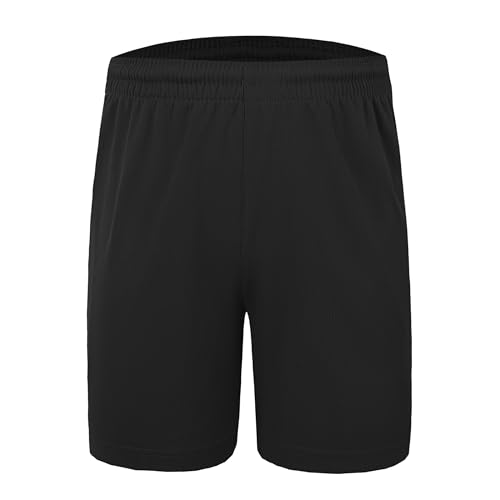 Image of DANI CHINS Boys Loose Active Short-Sleeve Shirts Sports Jerseys and Athletic Mesh Shorts Set