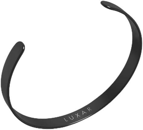 LUXAR Men's Titanium Cuff Bracelet | Solid Titanium Minimalist Bracelet Designed for Men | Available in Medium and Large Sizes | Explore The Collection