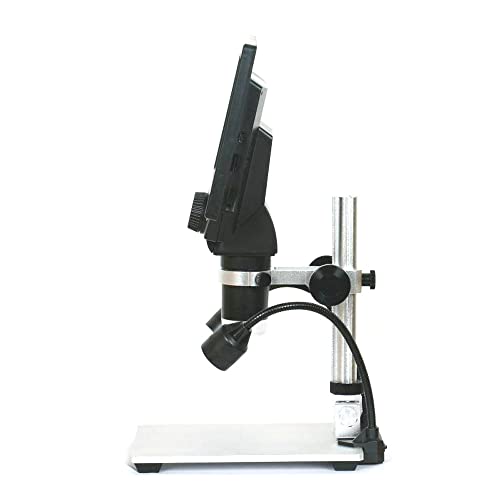 lifcasual Microscópio digital G1200 Tela grande colorida de 7 polegadas Display LCD de base grande 1