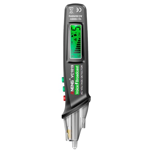 Image of axGear Voltage Detector Non-Contact AC Electrical Tester Pen Sensitivity 12-1000V