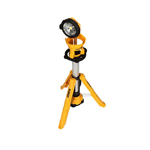 DEWALT 20V MAX LED Work Light, Tripod Base, Tool Only (DCL079B)