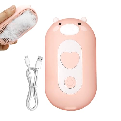 Cepillo para aseo de gatos con función antiestática y masajeador de baño integrado