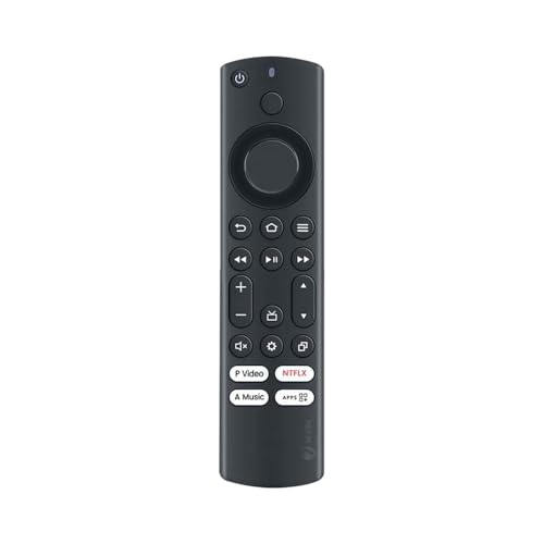 Image of BLACKSHEEP Compatible for Amazonbasics Tv Remote Original Replacment of Smart Android Amzon Basics Television Without Alexa Feature and Non Voice Command-Black