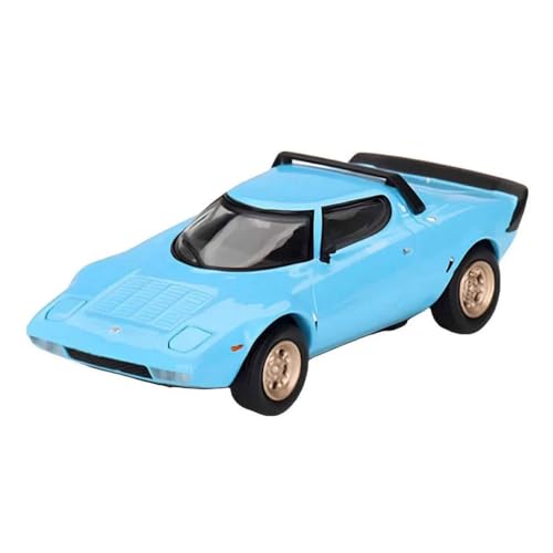 Light Blue Lancia Stratos HF Stradale - Mini GT 1/64 Scale miniatura 2