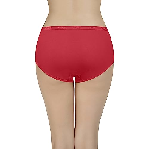 Image of Amante Solid Cotton Low Rise Hipster Panty Pack(Pack of 3)