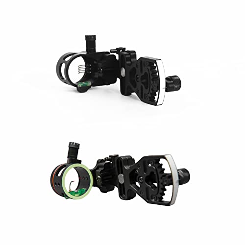Perogen Adjustable Bow Sight For Compound Bow -Aluminum .019" Fiber Optic #TOP25