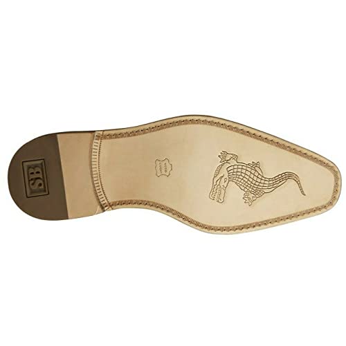 Gabriele Caiman Dress Shoe Antique Brandy Crocodiles B04 US Shoe Size (Men's) — 102