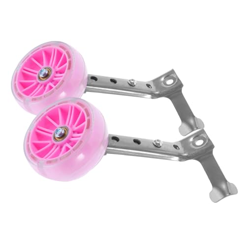 Roues de stabilisation vélo enfant Luxshiny pour apprendre dans le jardin