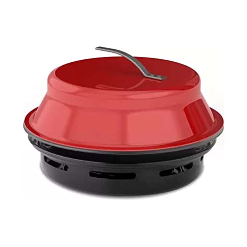 Image of MR COOK By United Metalik Gas Oven Tandoor | A Combination of Oven and tandoor | 4-Pieces | Red and Black | 1 Year Warranty