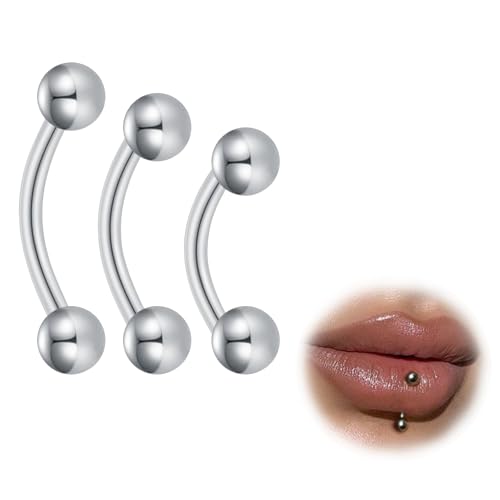 ESHIONER G23 Titane Piercing Arcade, Langue, Nombril, Labret Vertical, Daith Bananes...