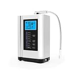 Water Filter System, Water Ionizer Hydron nerator Machine Purifier,Produces PH 3.5-10.5 Alkaline Acid Water Water Filter System for Home for Producing Clean and Fresh Water(Bianco)