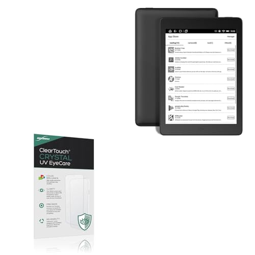 BoxWave Screen Protector Compatible With Boyue Likebook Ares Note - ClearTouch Crystal Anti-UV EyeCare (2-Pack), Filters out Harmful Blue Light Reduce Fatigue