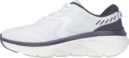Skechers - Womens D'Lux Walker 2.0 - Active Pace Sneakers, Color White/Multi, Size: 8.5 M US