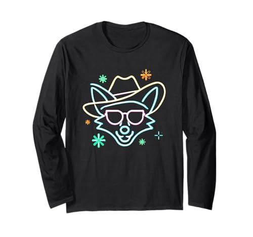 Cowboy Fox Face �T���O���X �ʔ��� �E�G�X�^�� �O���t�B�b�N �s���N ���� ����T�V���c