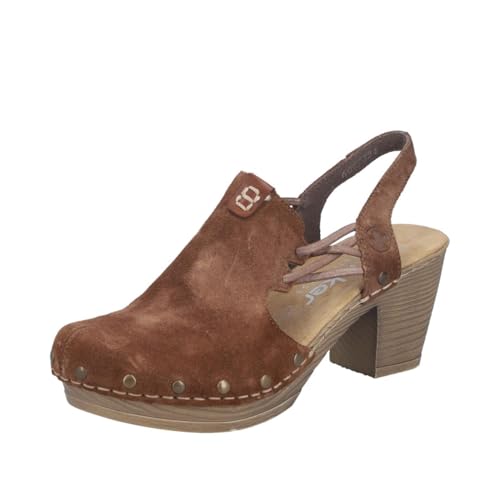 Rieker 66775 Escarpins à bride Femme en cuir synthétique noir taille 38