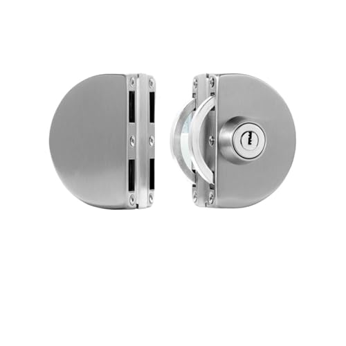 Quincaillerie pour la maison serrure porte en verre double - 5