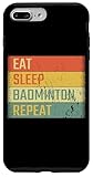 Photo Gallery custodia per iphone 7 plus/8 plus mangia dormi badminton ripeti il design del giocatore di badminton, badminton Photo Gallery custodia per iphone 7 plus/8 plus mangia dormi badminton ripeti il design del giocatore di badminton, badminton