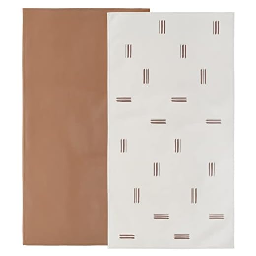 Owlowla Baby Diaper Changing Pad Portable Changing Mat Travel Changing Pad Liner for Baby and Small Toddler(Classic Brown&Brush Strokes)