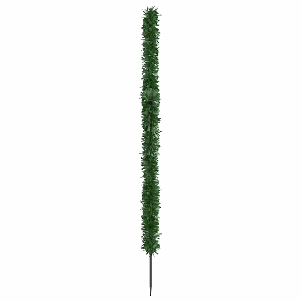 Weihnachtsstern Beleuchtung 60cm mit Erdspießen, 80 LED Lichterkette für Garten und Wohnzimmer, 8 Leuchtmodi, IP44 Wasserdicht, Warmweiß, Schwarz