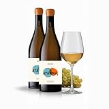 Vino Naranja 750ml ATÁVIKO2 Uva blanca Merseguera y Macabeo-D.O.Valencia (Alto Turia)2023-Aroma afrutado Ecológico Artesanal Crianza damajuanas 52l-pescado carne marisco queso PACK2