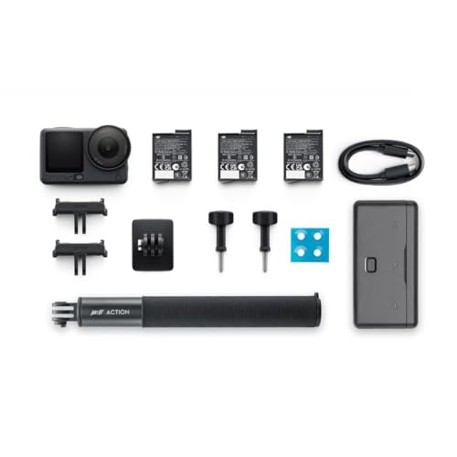 Image of DJ I Osmo Action 6 Adventure Combo, Action Camera with 1 /1.1 inch Square Sensor, Variable Aperture of f /2.0-f /4.0, Cold-Resistant, 4hrs Battery, Action Camera 4K Ideal for Quick Capture of Exciting Moment